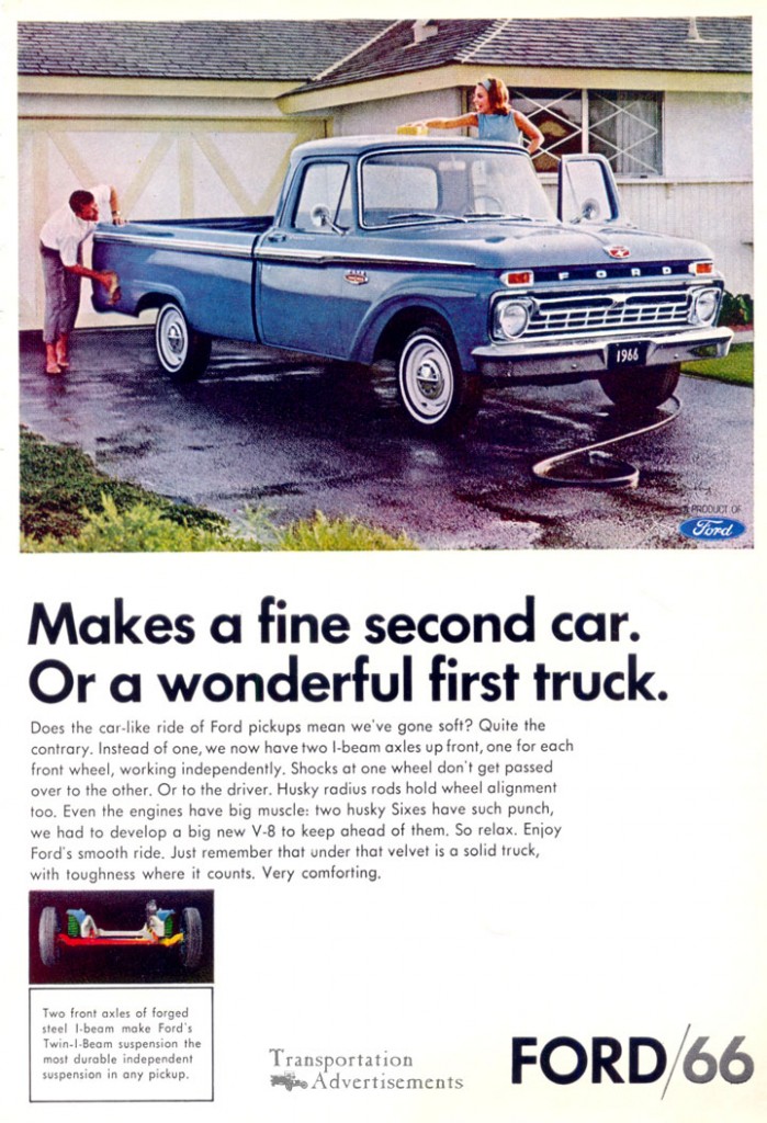 1966 Ford truck advertisement